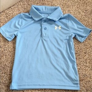 Under Armour Kids Light Blue Polo Shirt